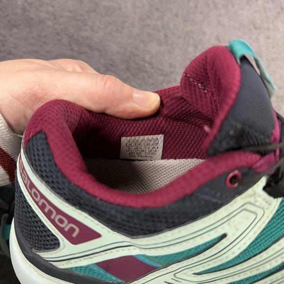 Salomon X Mission 2 Shoes Womens 7.5 Blue Trail Running Sneakers Cross Trainers - Picture 10 of 10